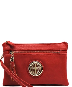 Fashion Logo Clutch Cross Body Bag WU021L RED